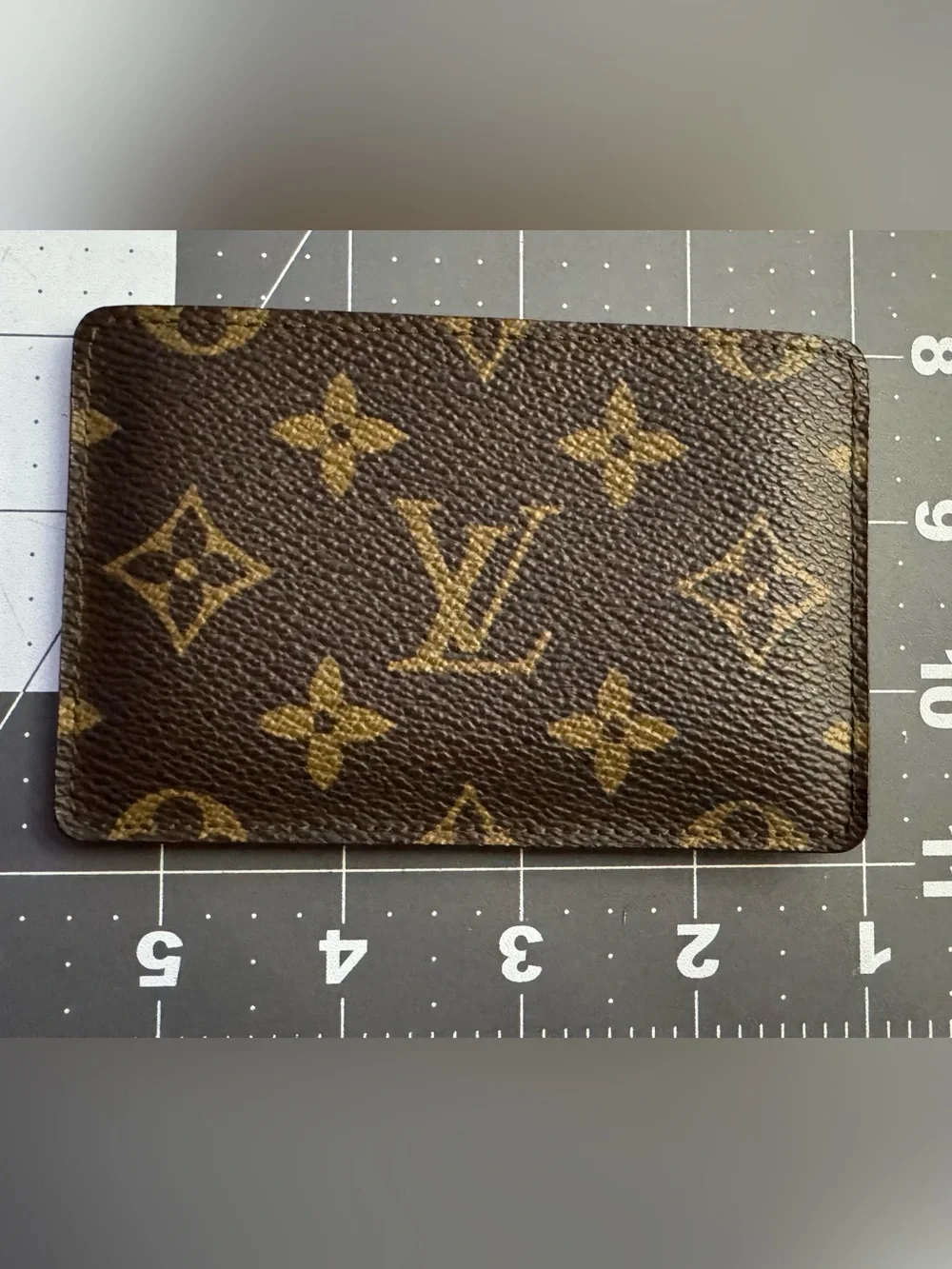 Louis Vuitton Monogram Canvas Small Accessory in Brown and Gold